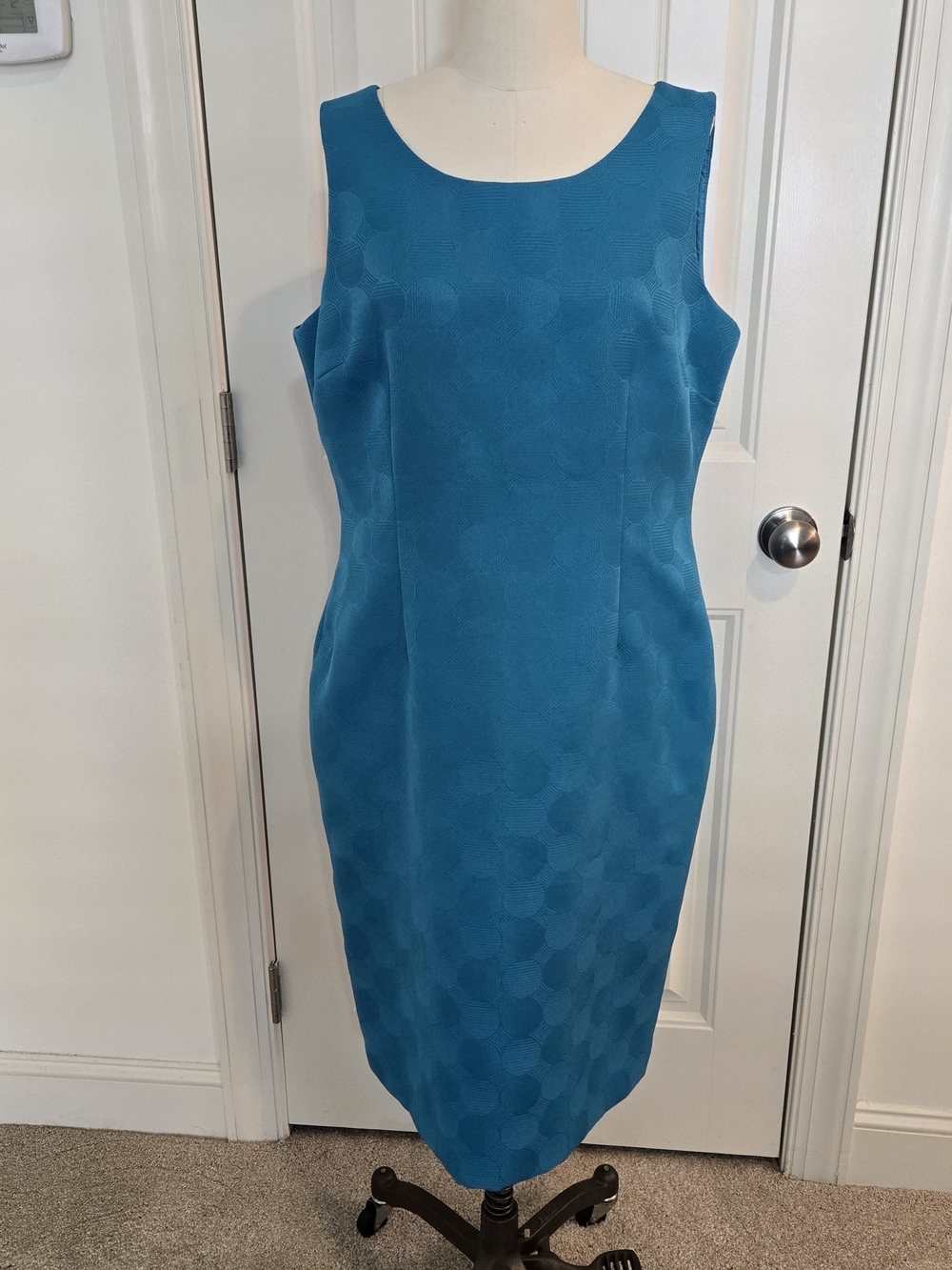 Turquoise Textures: Jones Studio Separates Sheath Dress Size 12 $29/MSRP: $98